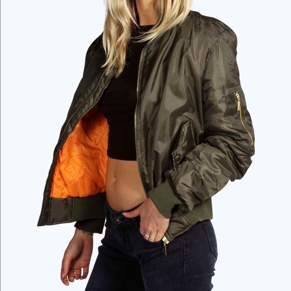 Green Bomber Jacket